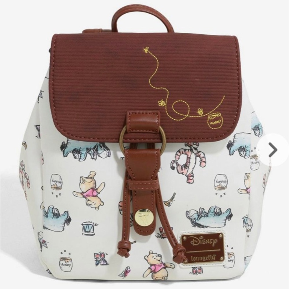 Loungefly Winnie The Pooh Character Sketches Backpack